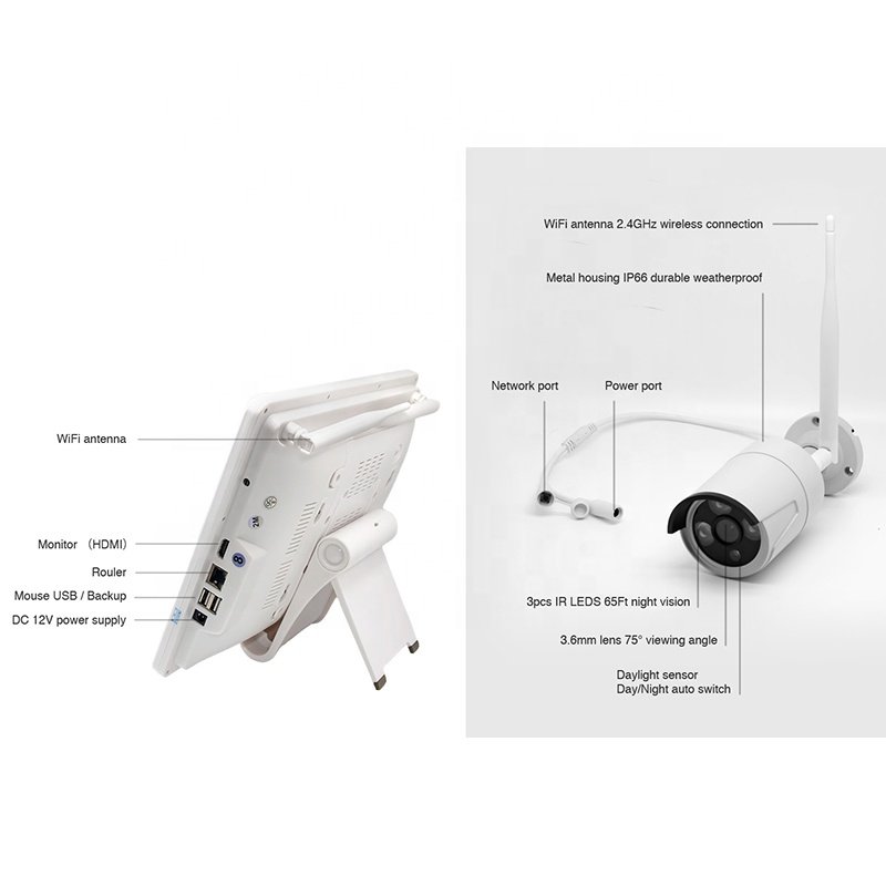 OEM Tuya Wireless Home Security Camera kits Video Surveillance Wifi Camera System CCTV Wireless Camera CCTV Surveillance System