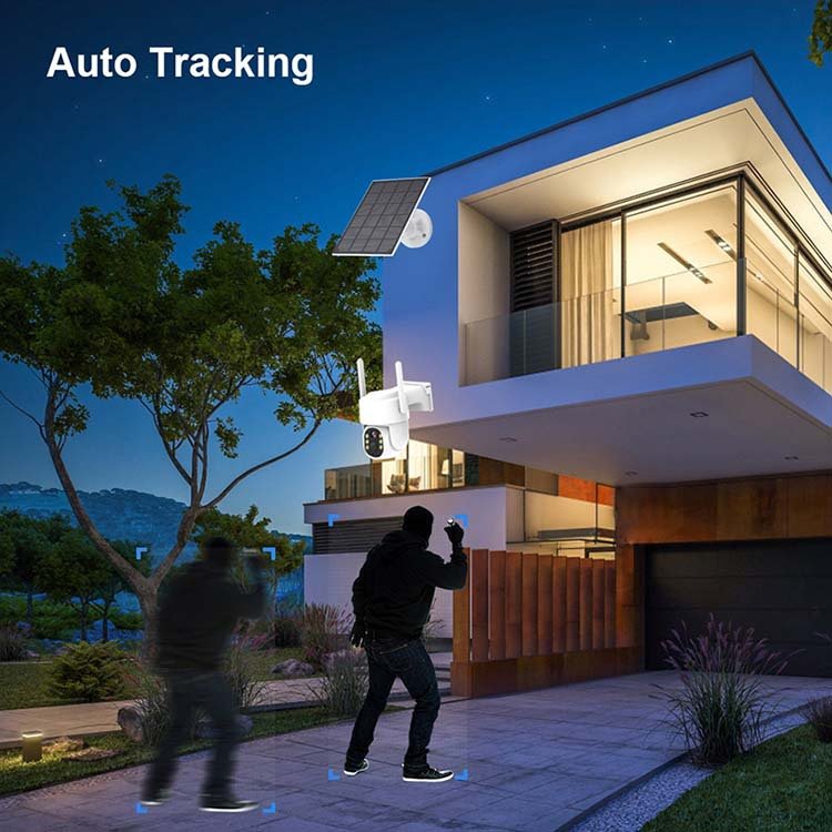 Rscamtom 4MP Audio Auto Tracking CCTV camera Waterproof Security Night Vision Camera 8ch PTZ Wifi Cctv Surveillance System