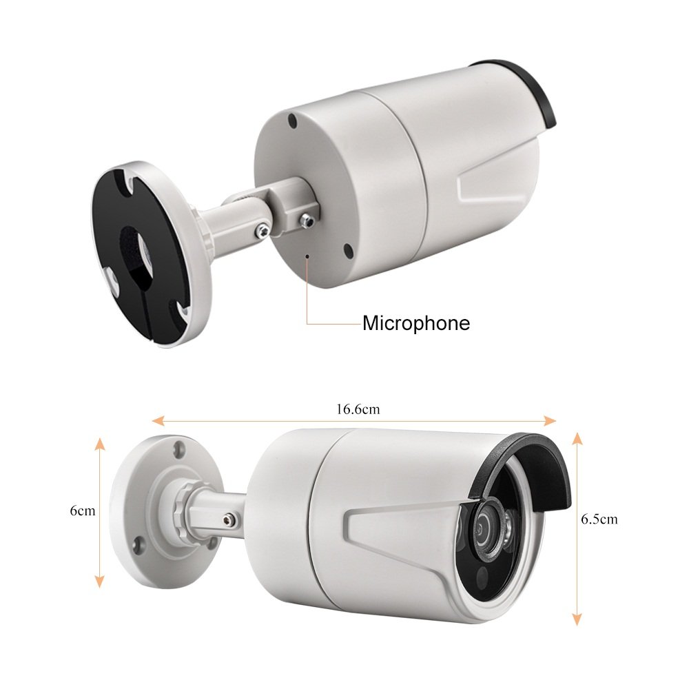 H.265 3MP CCTV Security Camera System 4CH POE NVR With IP Camera CCTV Kit Waterproof IP66 Video Surveillance System TUYA app