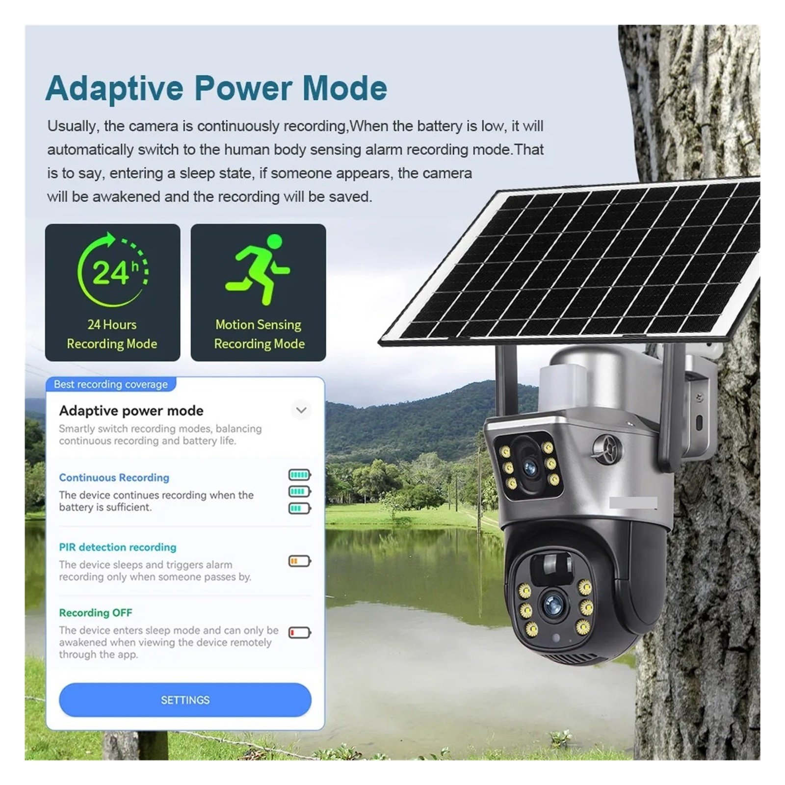 Senhuo 8MP 4G SIM Card Dual Screen Solar Outdoor 4K WiFi PTZ Dual Lens Body Automatic Tracking Waterproof Security Camera