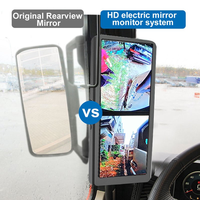 Dashcam for heavy trucks 15.88 inch HD car blind spot side view mirrors camera for truck van bus exclusively