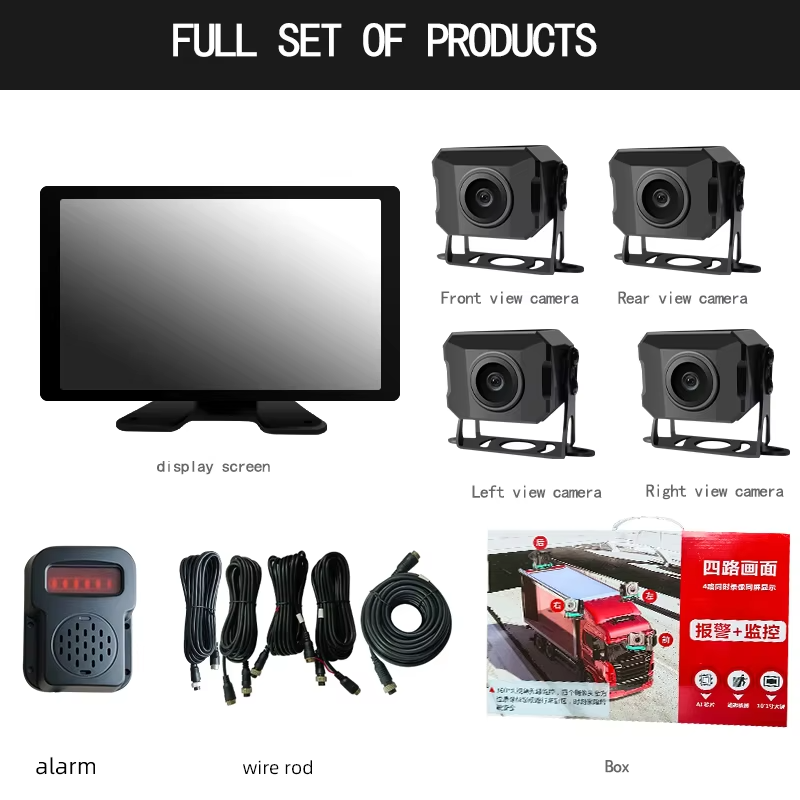 High Quality waterproof 10.1 inches Voice control pickup truck camera for Car Safety Kits