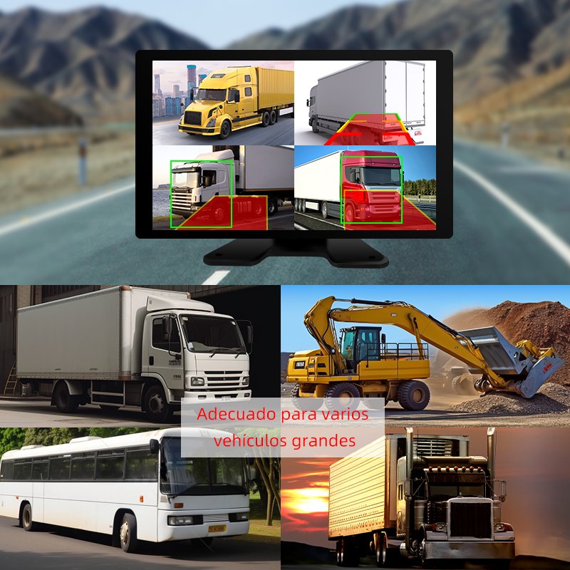 High Quality waterproof 10.1 inches Voice control pickup truck camera for Car Safety Kits