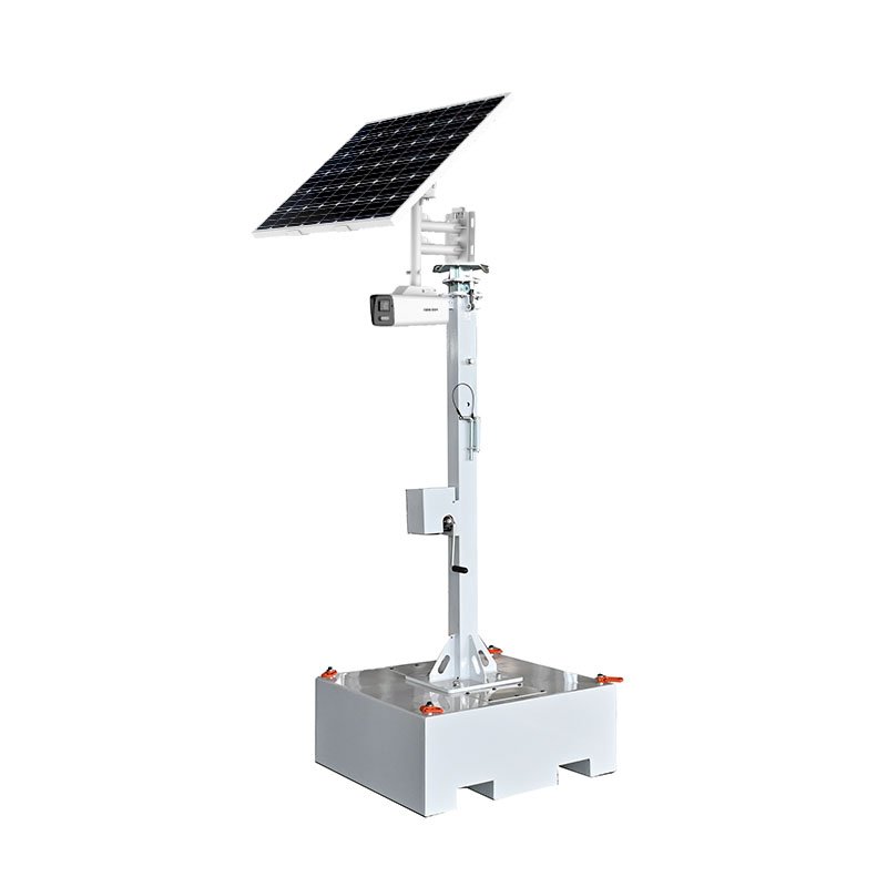 2023 BIGLUX Security System Up To Seven Meters Solar Surveillance Tower CCTV Camera Tower