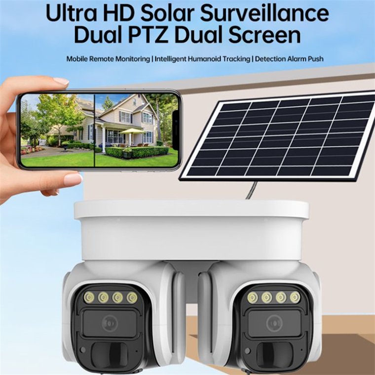Rscamtom 4K HD Outdoor Security Solar Powered Surveillance for Schools and Educational Institutions