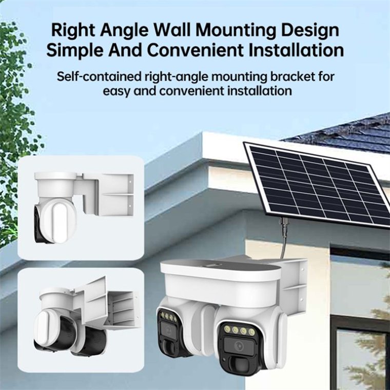 Rscamtom 4K HD Outdoor Security Solar Powered Surveillance for Schools and Educational Institutions