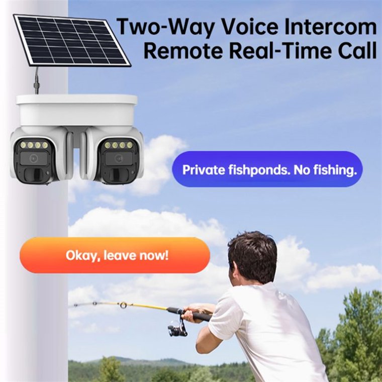 Rscamtom 4K HD Outdoor Security Solar Powered Surveillance for Schools and Educational Institutions