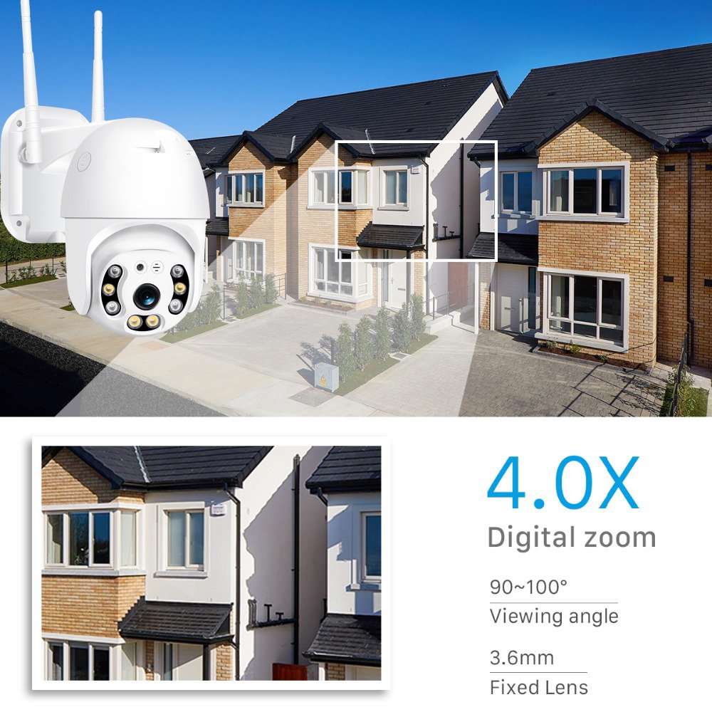 Hot Selling A8 Outdoor Wireless Security CCTV Camera Auto Tracking PTZ IP Camera De Surveillance Smart Human Detection