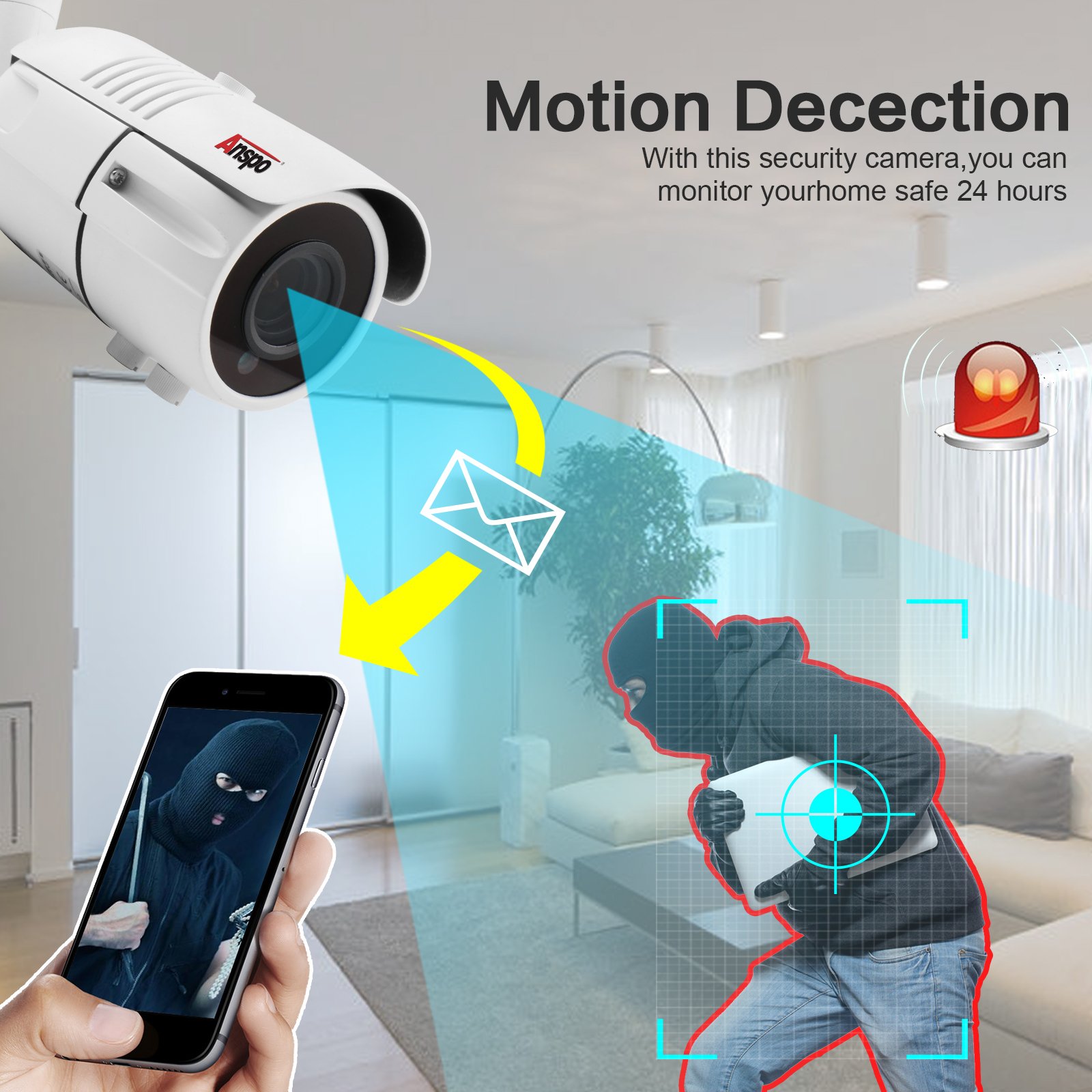 5mpBullet CCTV Analog Surveillance Camera AHD Security Camera infrared Night Vision Small