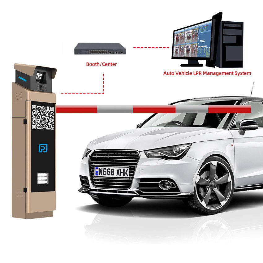 Ticket dispenser parking management system auto payment station machine street parking meter coin parking meters