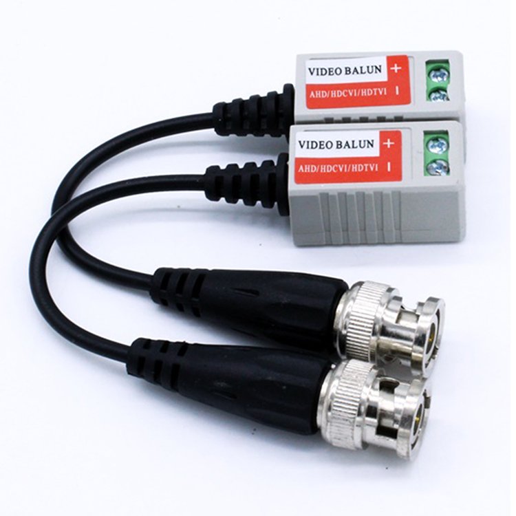 2MP 1080P Video Balun Balum with Clip for CCTV Camera System Connection