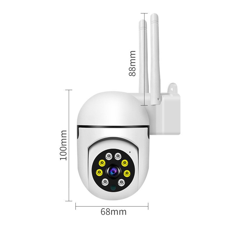 2024 New Home Outdoor Surveillance Smart Camera Color HD Night Vision Security Wireless Surveillance Factory