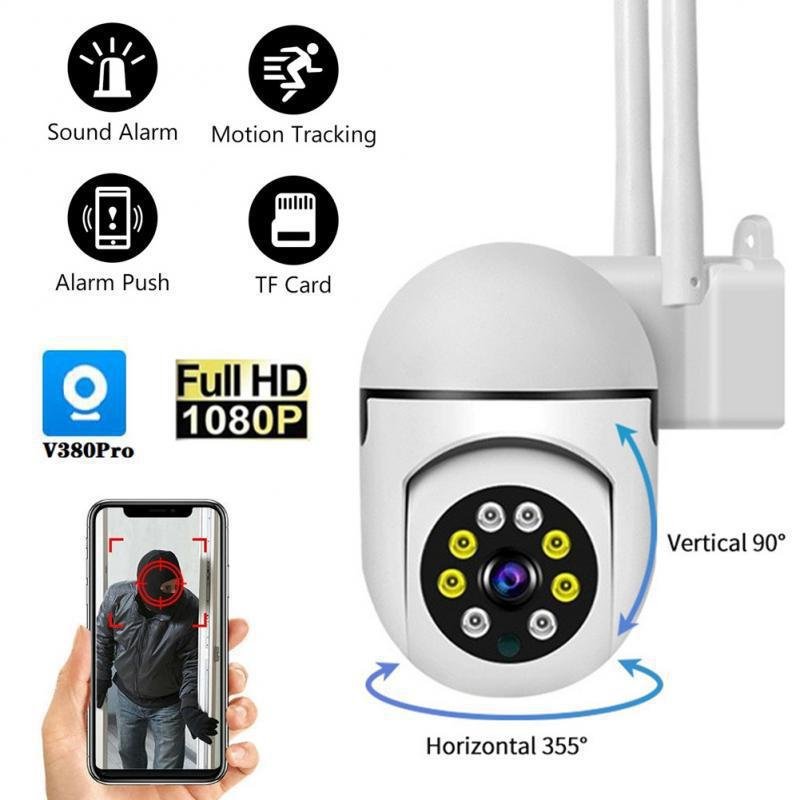 2024 New Home Outdoor Surveillance Smart Camera Color HD Night Vision Security Wireless Surveillance Factory