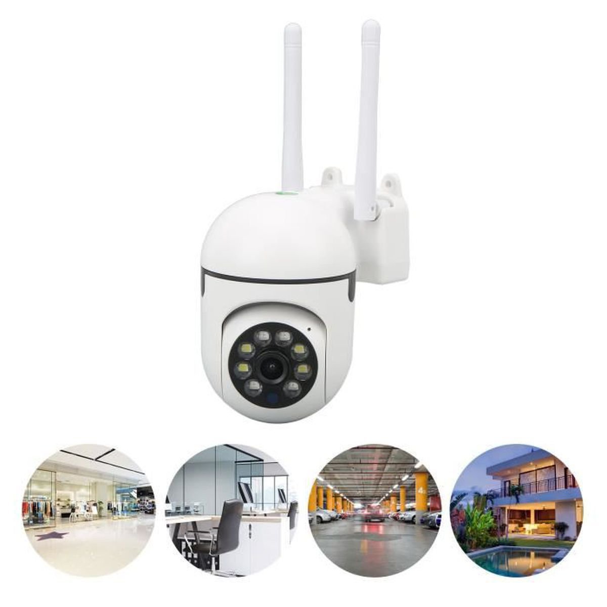 2024 New Home Outdoor Surveillance Smart Camera Color HD Night Vision Security Wireless Surveillance Factory