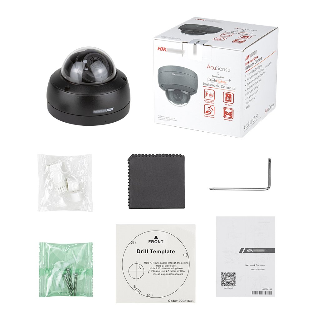 Original HIKVISON 4MP AcuSense human vehicle Detection Built in MIC Fixed Dome Hik Network Ip Camera DS-2CD2146G2-ISU