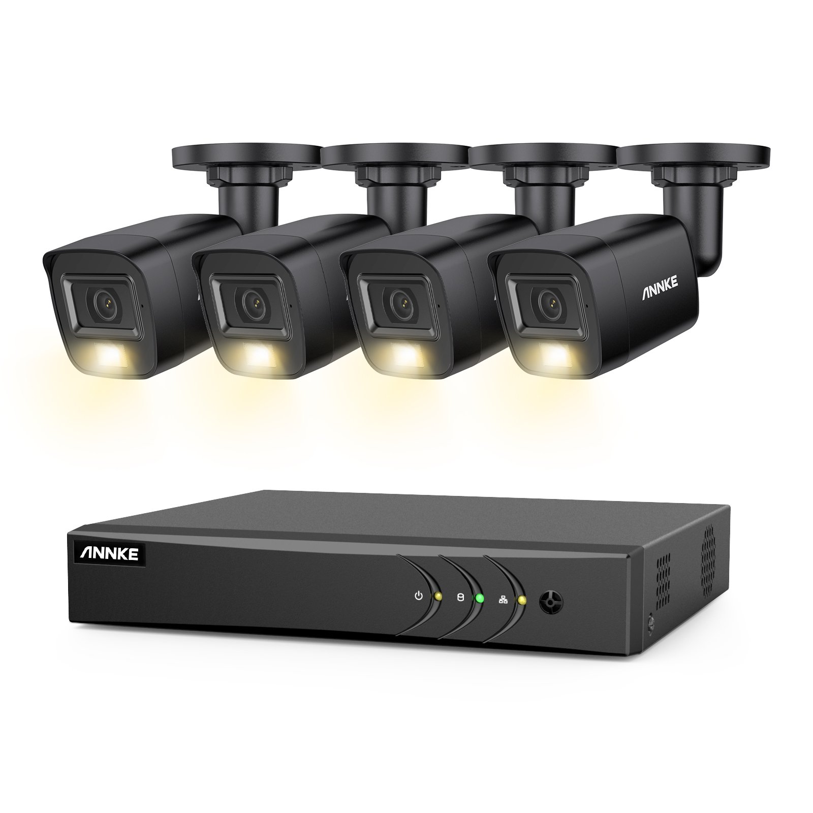 ANNKE 3K Outdoor CCTV Camera System with 8CH 5MP AI Surveillance DVR, Audio, Smart Dual Light, and Waterproof Camera