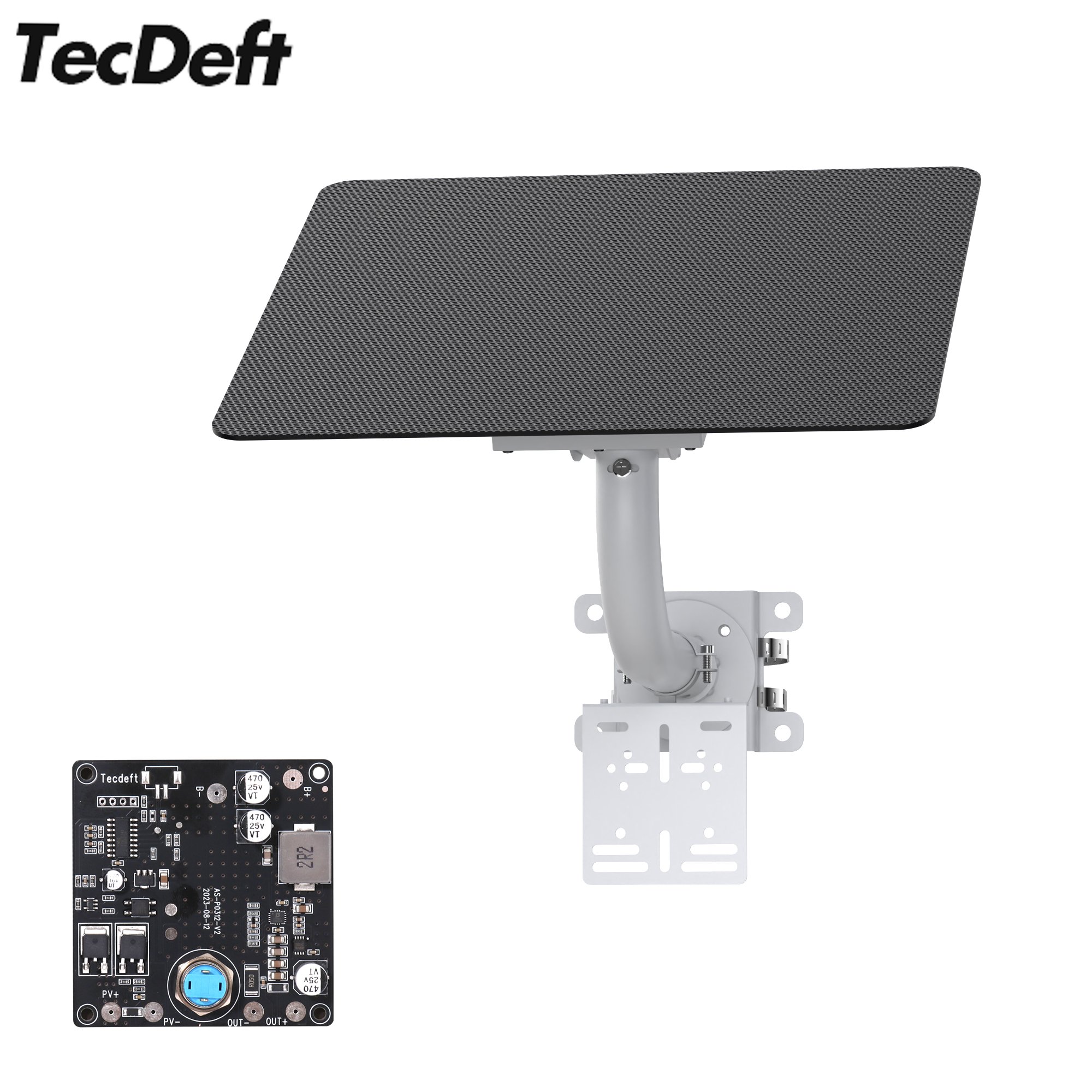 Tecdeft DC12v mobile portable easy to install solar off-grid Environmental protection solar energy saving wireless for cameras