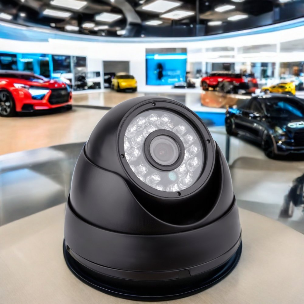 High Quality AHD Mini Dome Car Security Camera LED Infrared Light with Wide Angle Backup License Plate Camera for School Bus