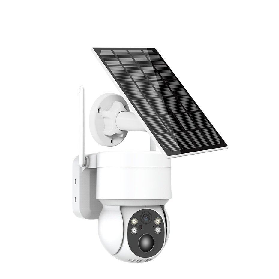 KERUI Outdoor Low Power Consumption Surveillance System Ptz 360 Panoramic Smart Security Wireless Cctv Ip Wifi Solar Camera