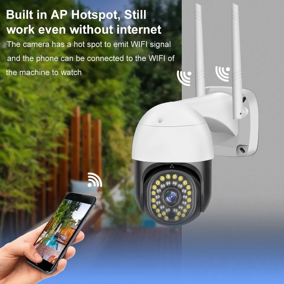V380 IP66 Outdoor Waterproof Security Cameras Wifi 2p2 Wireless 2mp IP Camera 4G Sim Card CCTV Security WIFI Network Camera