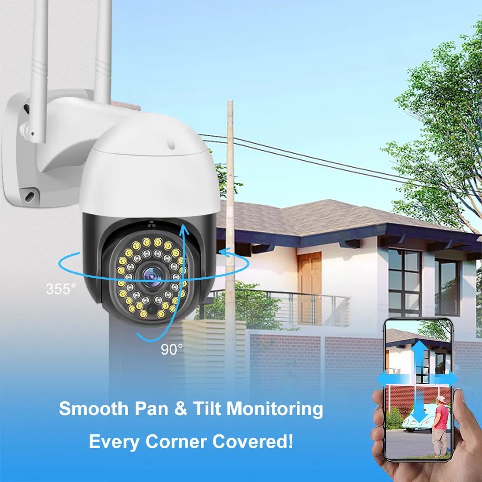 V380 IP66 Outdoor Waterproof Security Cameras Wifi 2p2 Wireless 2mp IP Camera 4G Sim Card CCTV Security WIFI Network Camera