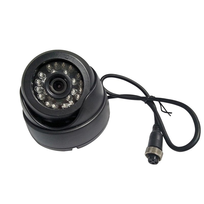 AHD 1080P Vehicle Bus Car Surveillance Inside Plastic Dome Camera With IR Night Vision Function