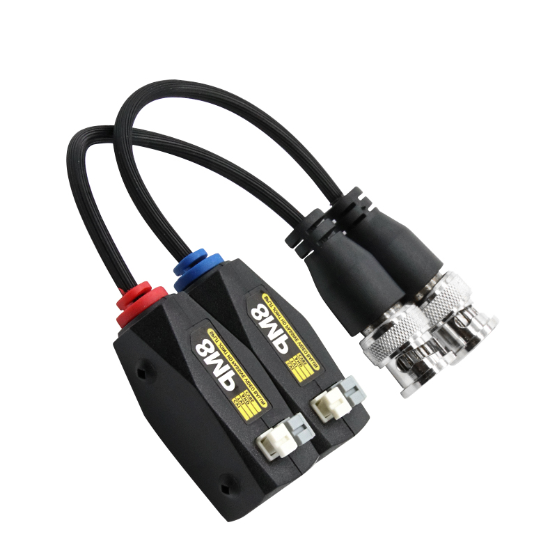 Surveillance Accessories HD 8MP video balun BNC to RJ45 connection for CCTV camera