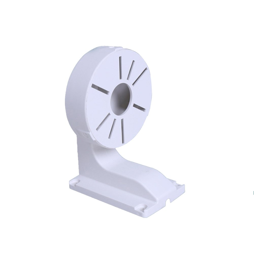 1258zj Wall Mounted Bracket Holder Universal Plastic White Surveillance Camera System with Monitor Plastic Box for Monitoring
