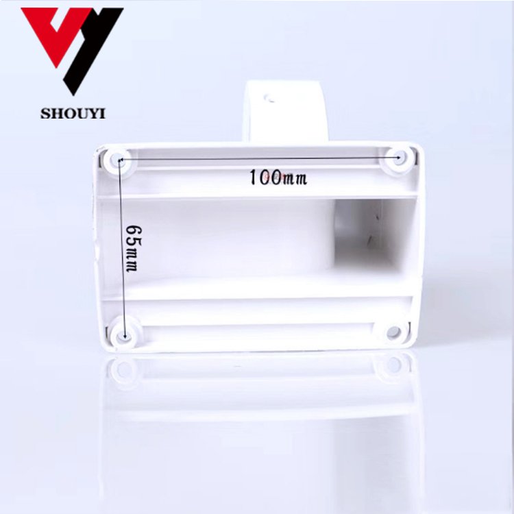 1258zj Wall Mounted Bracket Holder Universal Plastic White Surveillance Camera System with Monitor Plastic Box for Monitoring