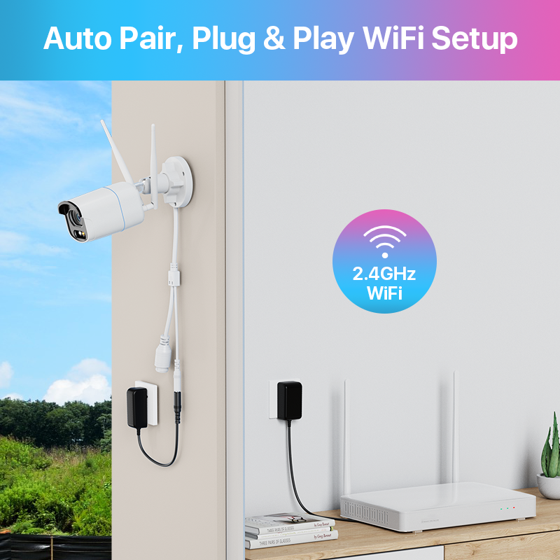 AI Technology 8 Channel Camera System Vehicle Detection Video Surveillance Camera System H.265 Alarm Camera System