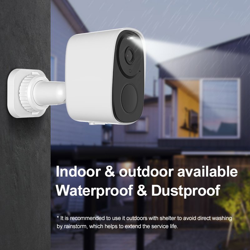 Remote Control Okam Pro App PIR Network IP camera Solar Cctv WiFi Security Camera IP66 360 Degree Outdoor Security Camera