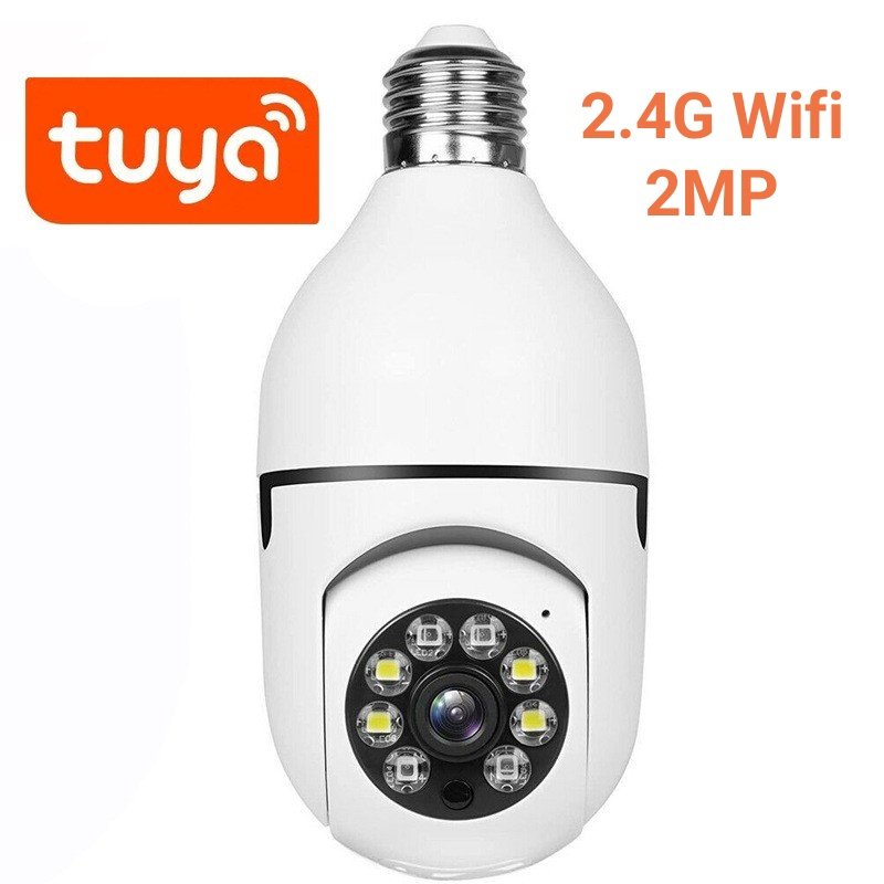 5g Tuya Bulb Camera Wireless Security with 32GB WIFI 1080P CCTV WiFi Light home Smart AI camera Night Vision IP Security Camera
