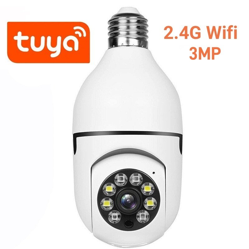 5g Tuya Bulb Camera Wireless Security with 32GB WIFI 1080P CCTV WiFi Light home Smart AI camera Night Vision IP Security Camera