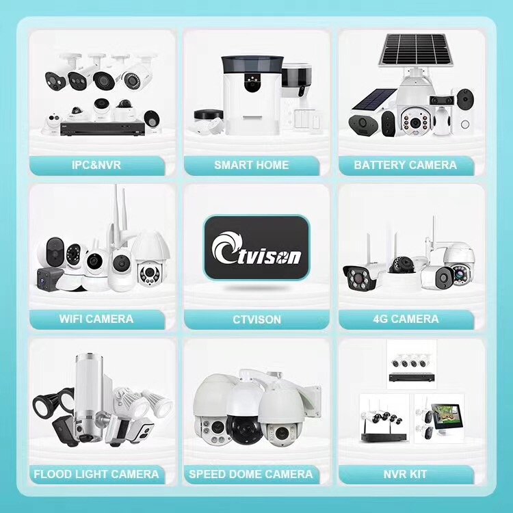 720P ip camera plug play Outdoor IR Night Vision Home Surveillance CCTV System Wireless NVR Kit 4ch 1MP WiFi kit