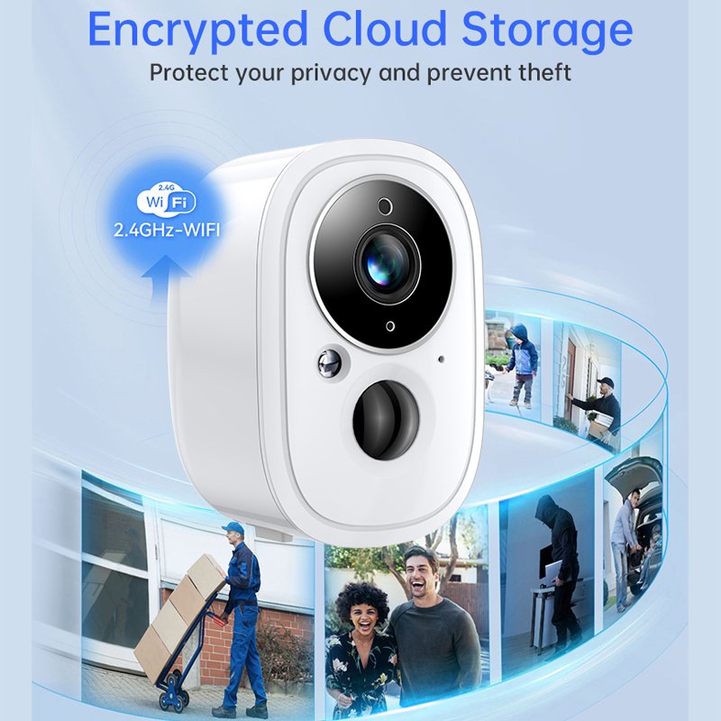 Hot Selling 2K Security Cameras Wireless Outdoor Indoor Battery Powered WiFi Surveillance Camera for Home Security System