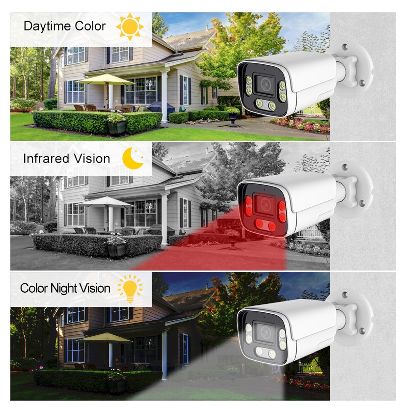 fosvision 16ch 5MP POE NVR KIT outdoor Waterproof bullet IP Camera CCTV Surveillance systems home security