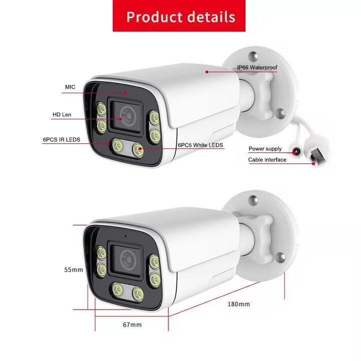 fosvision 16ch 5MP POE NVR KIT outdoor Waterproof bullet IP Camera CCTV Surveillance systems home security