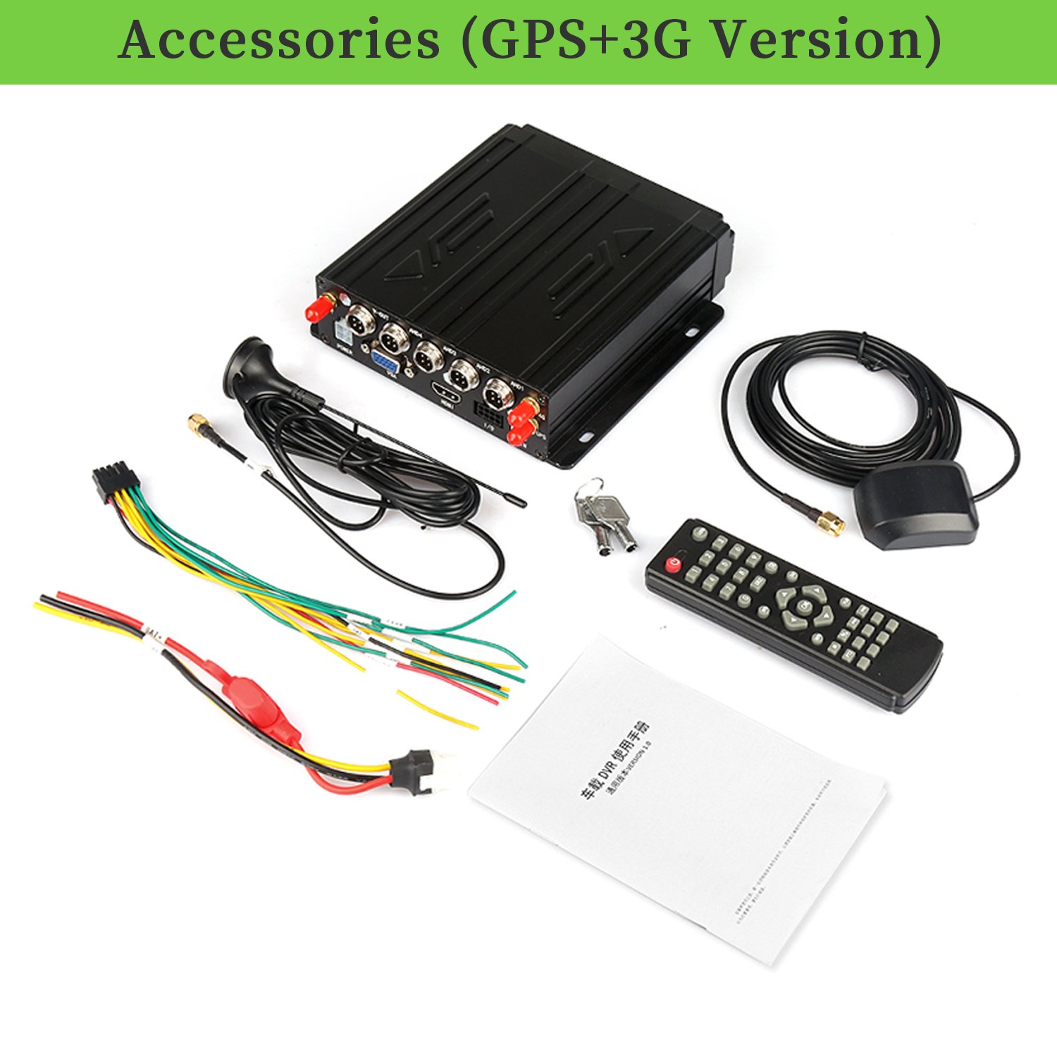 8CH AHD1080P mobile DVR video surveillance recording system with single SD recording 256G-512 max, H.264 compression
