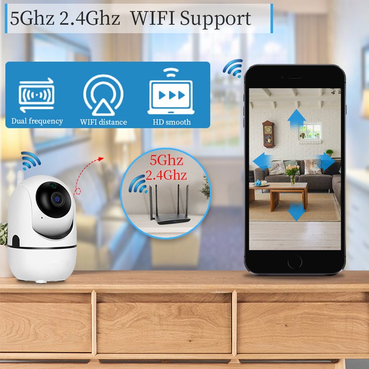 Best Quality 100MP 720P Wifi Pet Baby Monitoring Camera Surveillance IP Camera Baby Monitor Wireless Smart Tracking Wifi Cameras