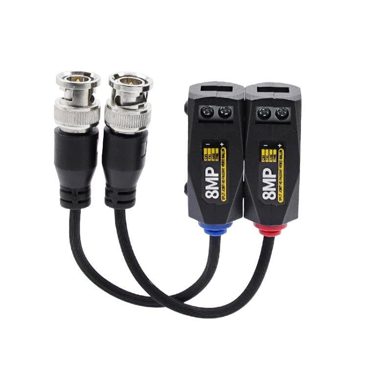 High Quality CCTV Accessories Video Balun 8MP Twisted pair balun TVI CVI AHD passive Active Video Balun
