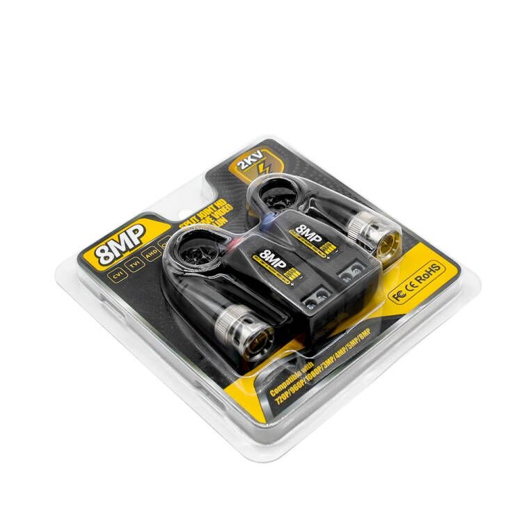 High Quality CCTV Accessories Video Balun 8MP Twisted pair balun TVI CVI AHD passive Active Video Balun