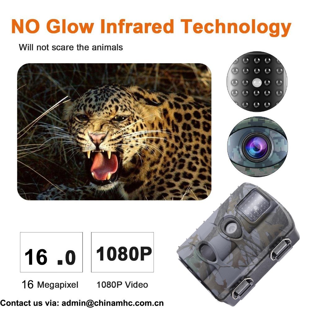 1080P Hunting Camera IR Night Vision Forest Farm Security Camera for Outdoor Surveillance