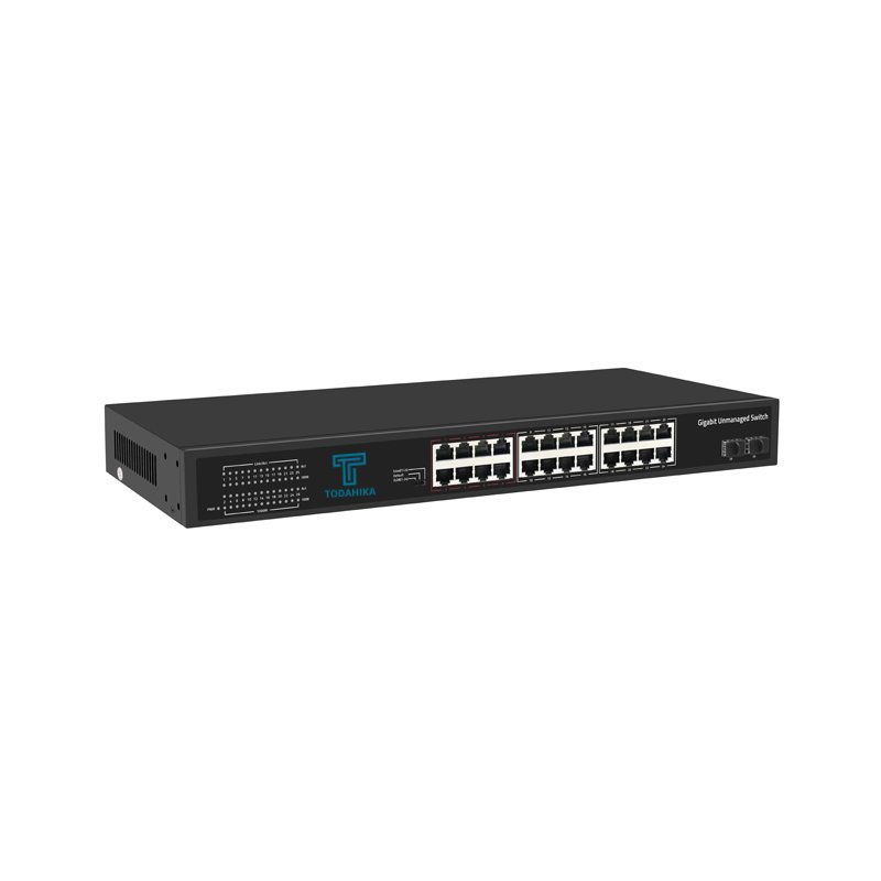 Todahika CE EAC 2*Gigabit SFP and 24*10/100/1000Base-T Port Fast Ethernet Switch