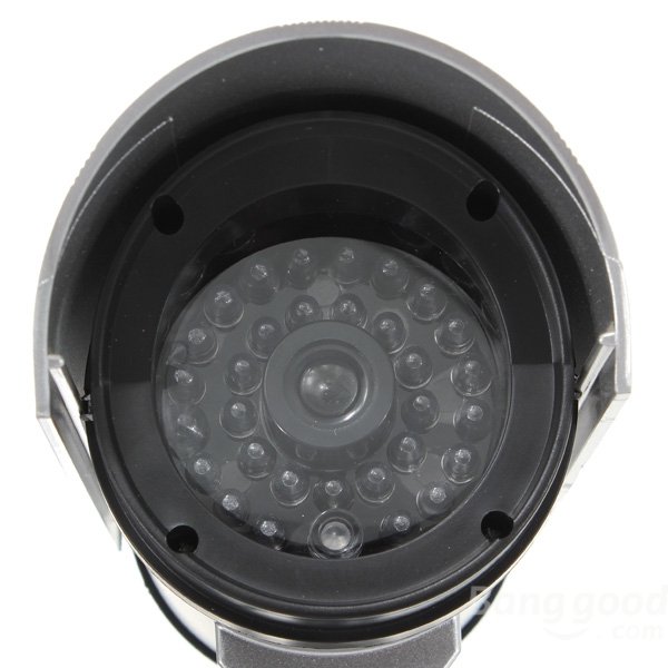 Hot Sale False CCTV Surveillance System Flashing Red Light Dummy Security Camera With Realistic Look Recording LEDs