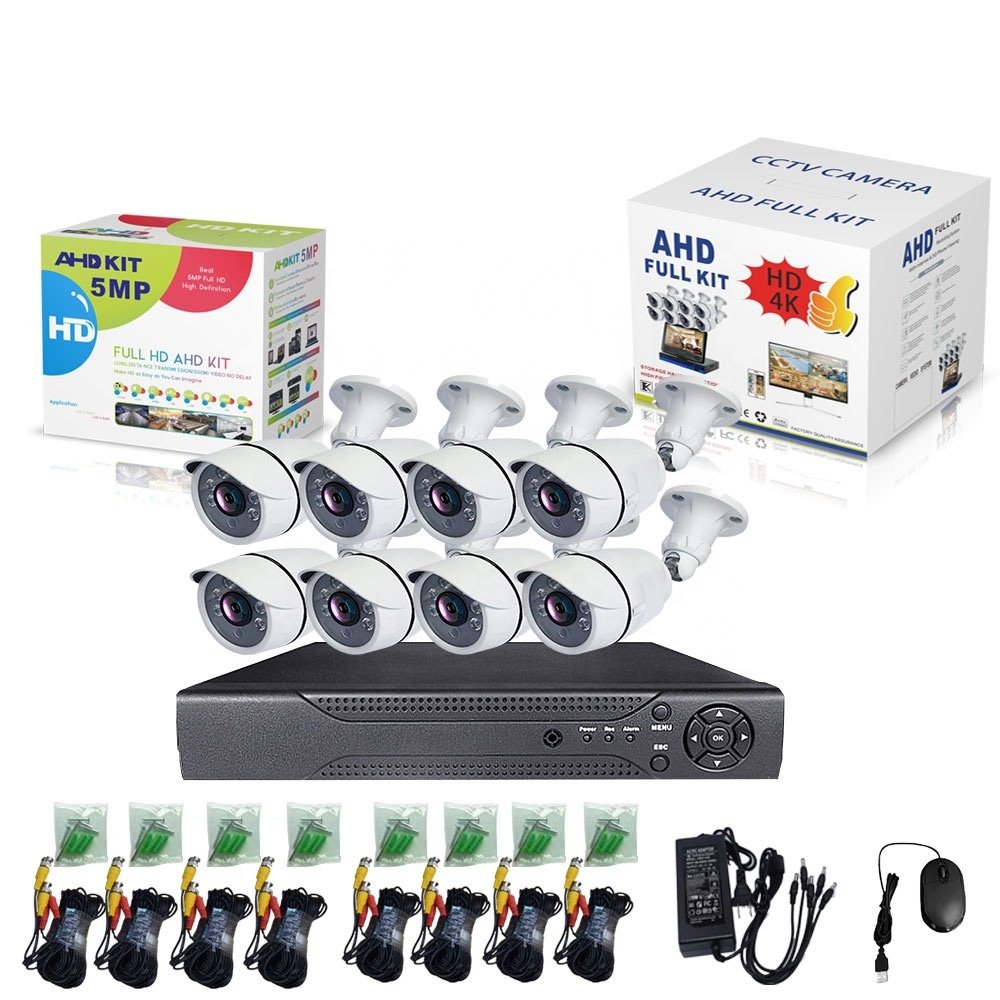 HD Wifi Camera Full Color Waterproof Outdoor Surveillance Camera with DVR Video Recorder Monitoring Kit CCTV Camera System