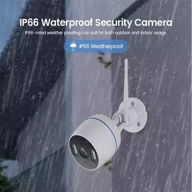 Innotronik Face Detection 2CH Wireless CCTV System with 7Inch NVR Kit AI IP Camera Security System Video Surveillance Monitor