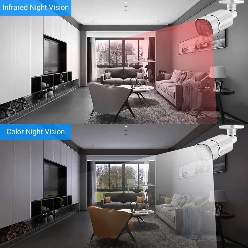 Xmeye 4K 8MP POE Security Camera kit 8channel 8mp Outdoor Home Poe Nvr Kit Cctv Ip Cameras 8MP POE Surveillance ip Camera System