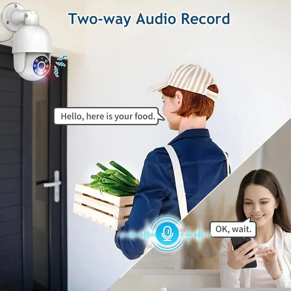 16CH 8MP Poe Camera System Poe Nvr Kit 4K Auto Tracking CCTV PTZ Surveillance Security Camera System