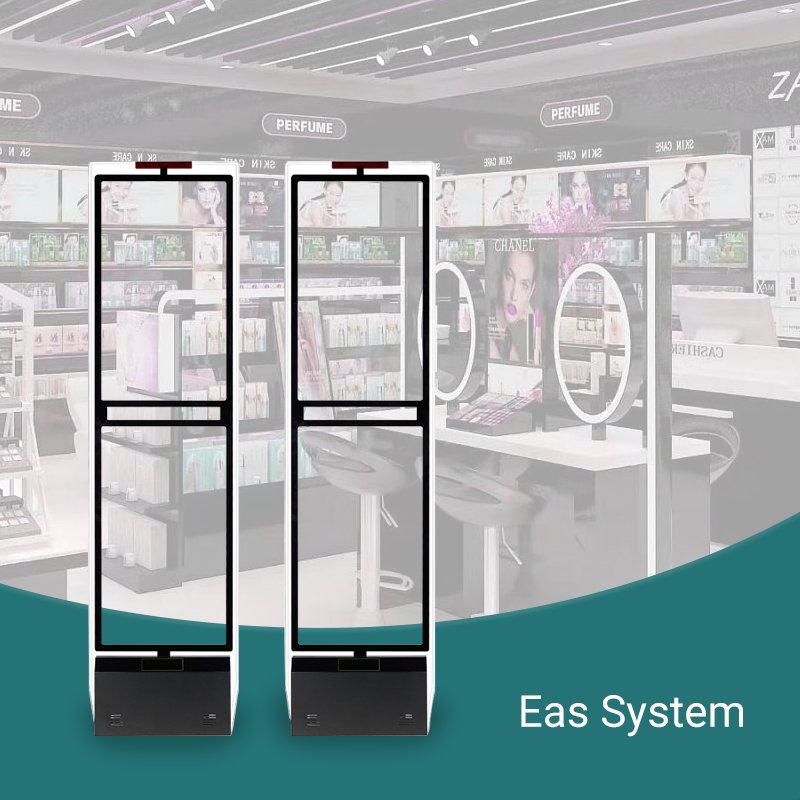 Customizable Alarm Equipped Electronic Article Surveillance Supermarket EAS System 58kHz AM For Anti Theft Devices