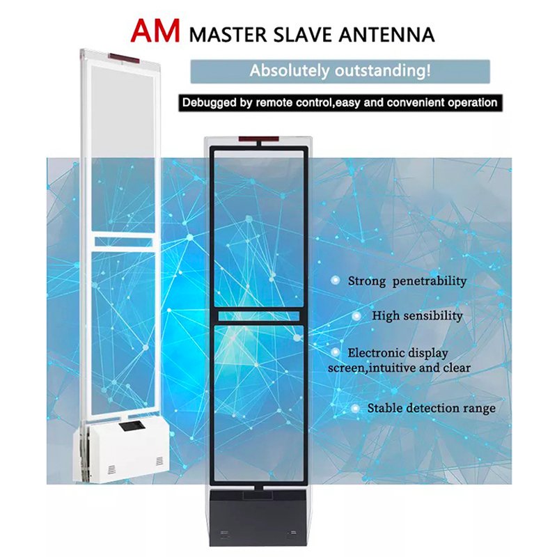 Customizable Alarm Equipped Electronic Article Surveillance Supermarket EAS System 58kHz AM For Anti Theft Devices